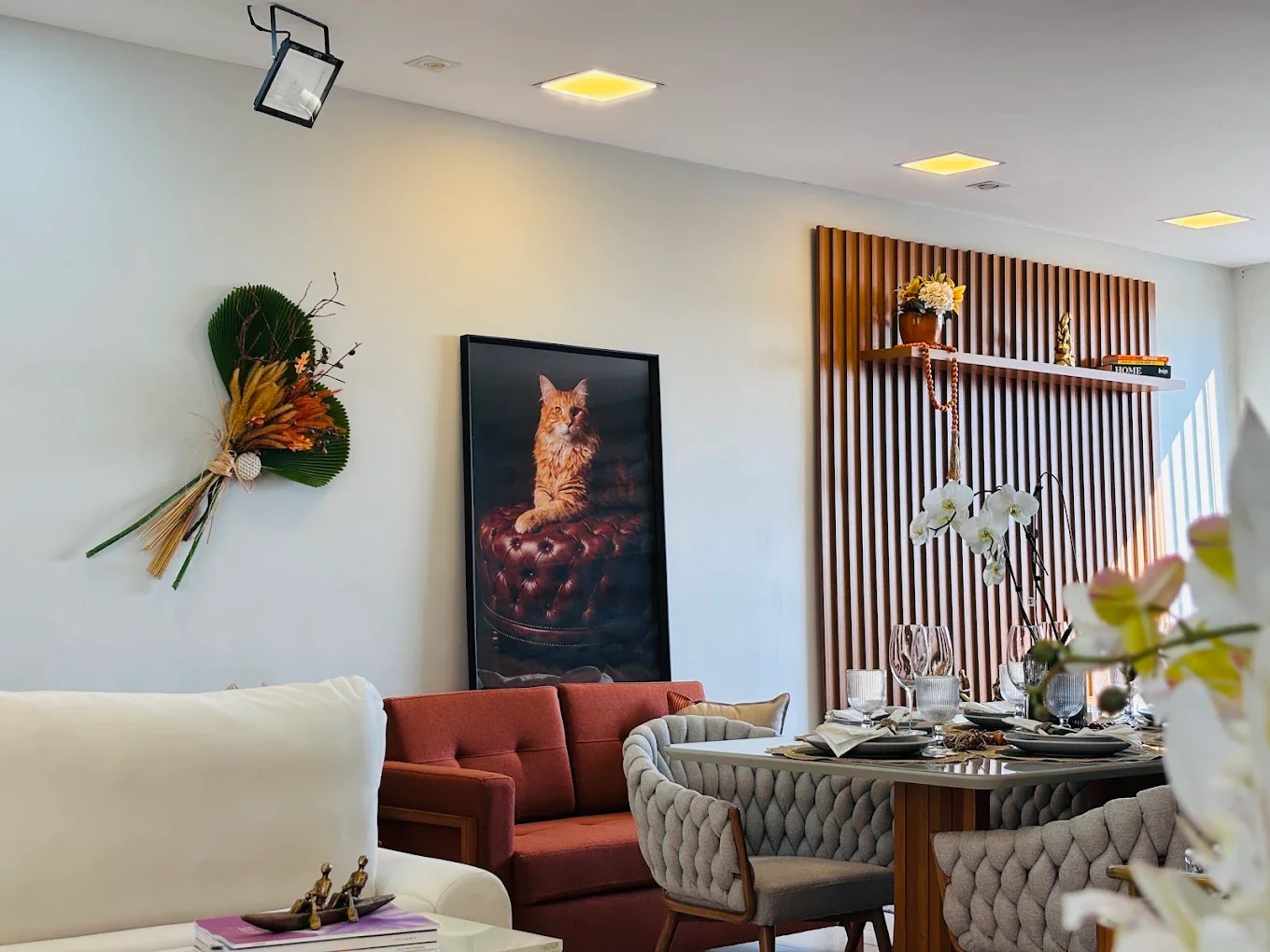 Ambiente de sala e jantar